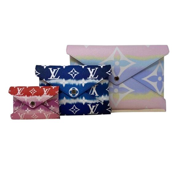 NEW Louis Vuitton Pochette Set Kirigami Escale Tie-Dye Giant Monogram - Picture 1 of 10